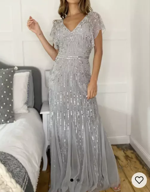 SISTAGLAM MINT GREEN Beverley Prom Bridesmaid Dress Size 10 New