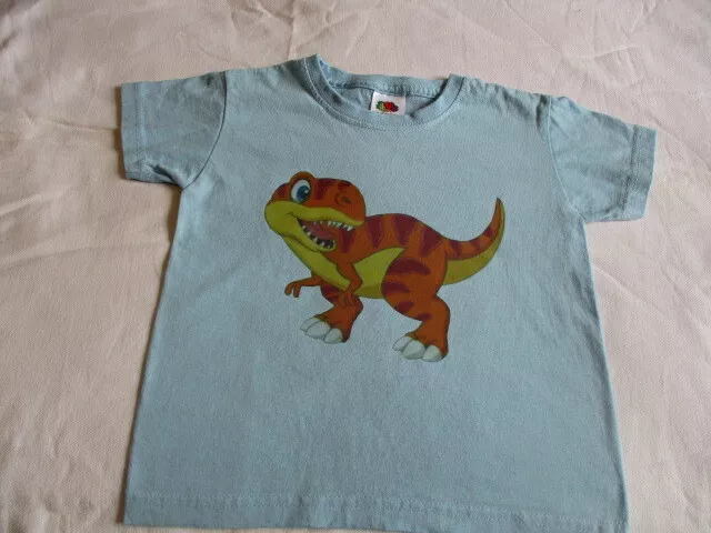 Giovane Ragazzi' Dinosauro T-Shirt Carino Kawaii Kitsch Originale