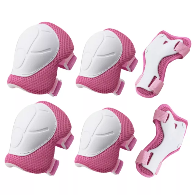 6x Kids Elbow Wrist Knee Pads Protective Gear Set Skate Roller Cycling Bike Gift 3