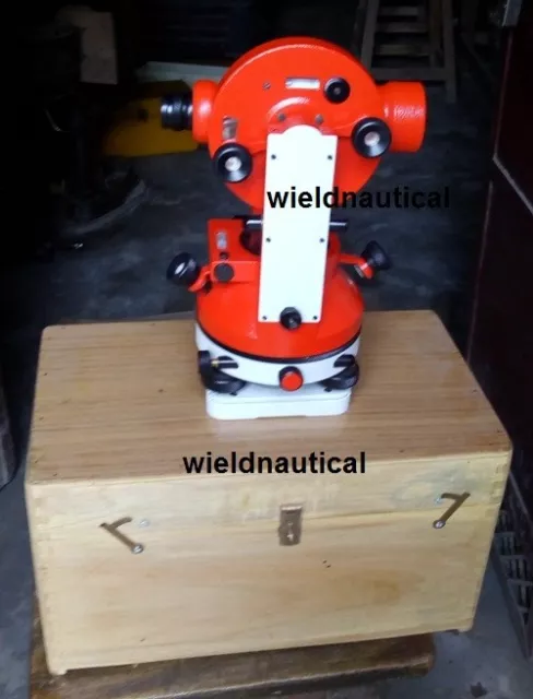 Handmade Transit Theodolite 15" For Surveying Construction Survey Instrument