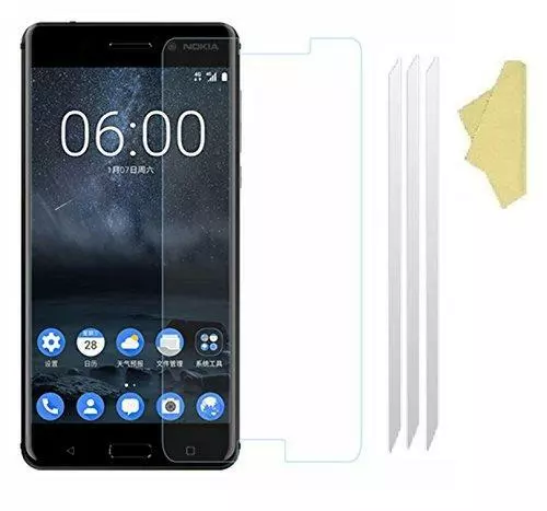 For Nokia 6 New Genuine Pack Of 2 Clear Thin Screen Guard Film Protector