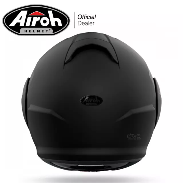 Casco Airoh Mathisse Modulare Apribile Doppia Omologazione Taglia Xs 53-54 Nero 3