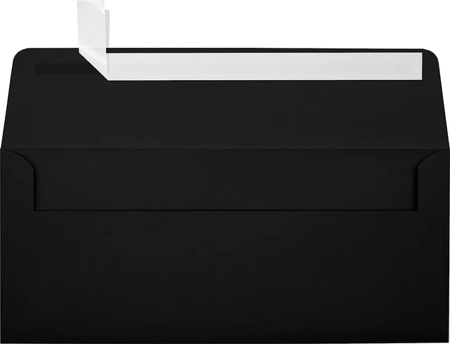 LUXPaper #10 Business Envelopes | Peel & Press | 4 1/8" x 9 1/2" | Midnight | |