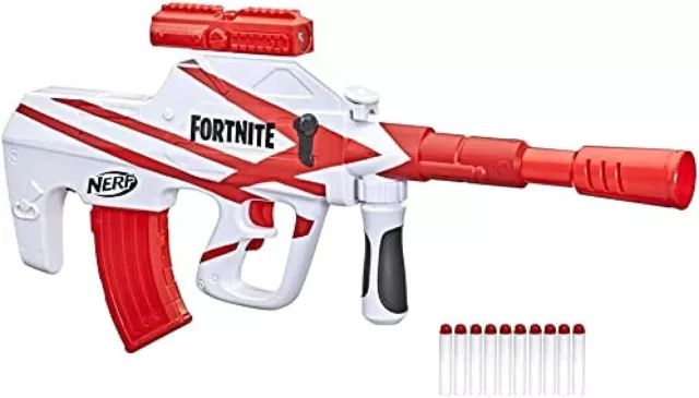 Nerf Gun Fortnite Blaster B-AR Motorisierter Dart Blaster mit 10 Darts Hasbro