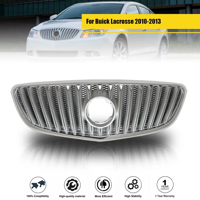 For 2010 2011 2012 2013 Buick Lacrosse Front Upper Bumper Grille Grill Chrome