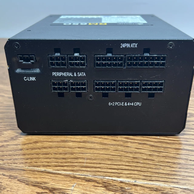 RM Series™ RM650 — 650 Watt 80 PLUS® Gold Certified Power Supply **NO CABLES ** 3