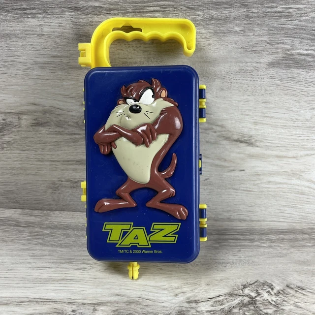 TAZ LOONEY TUNES Tasmanian Devil TAZ Childs Fishing Tackle Box Vintage
