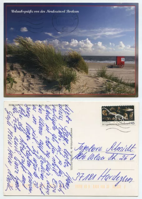 59735 - holiday greetings from the North Sea island of Borkum - postcard, run