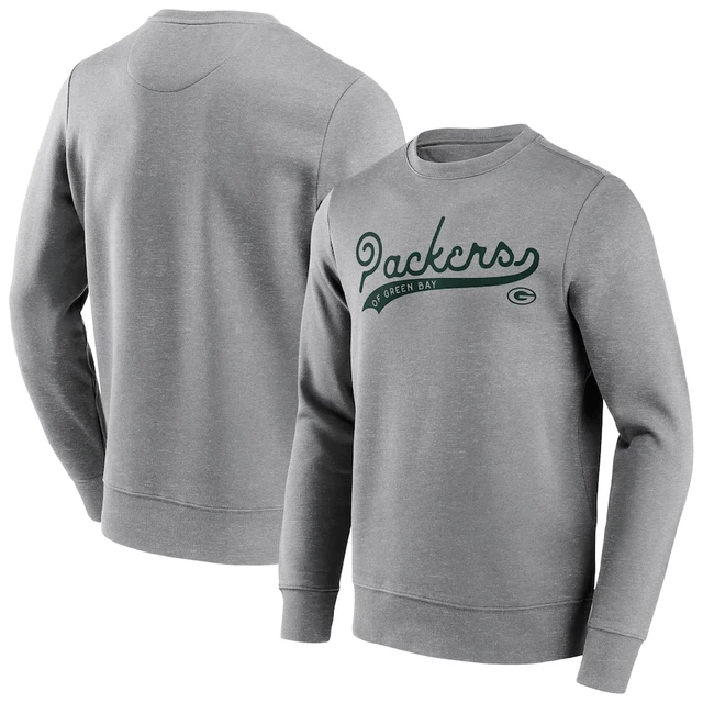 Green Bay Packers Sweatshirt (Size M) Men's NFL Retro Pendant Top - New