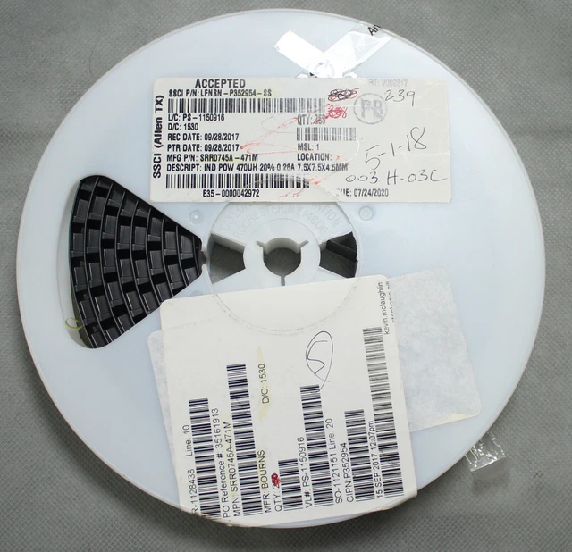 Lotto Di 239 Bourns SRR0745A-471M SMD Potenza Induttori LFNSN-P352954-SS
