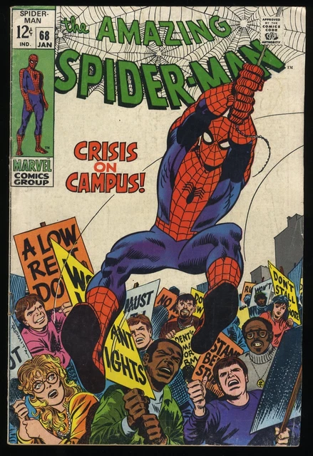 Amazing Spider-Man #68 VG+ 4.5 Kingpin Appearance! Marvel 1969