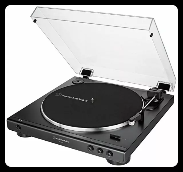 AUDIO-TECHNICA ~ AT-LP60X-BK Fully Automatic Belt-Drive Stereo Turntable