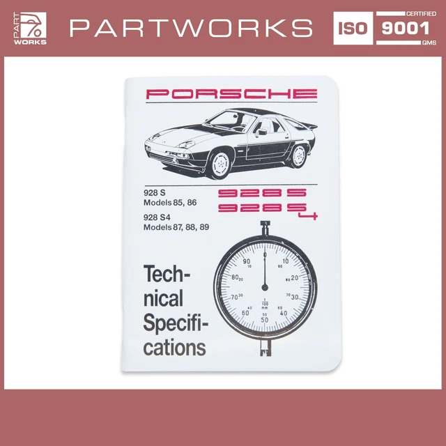 Manuel Utilisation Et Technique De Votre Véhicule En Anglais 928 S 1987 Ecrit En Langue Anglaise 3979 80461