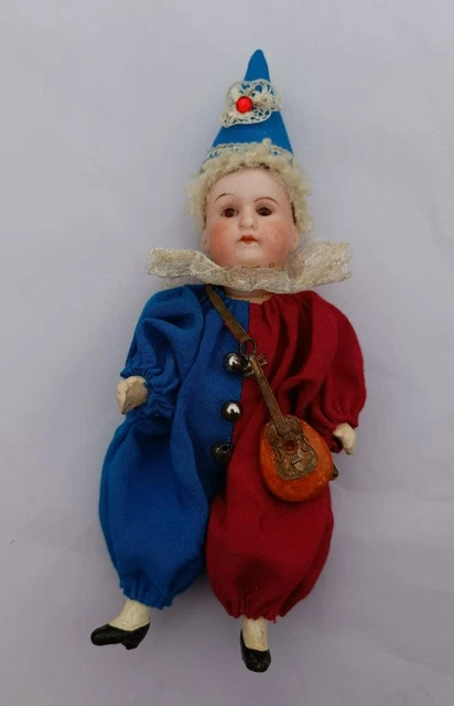 Poupée Ancienne Mignonetta France - 18 Cm - Tissu - Collectionneur - Occasion