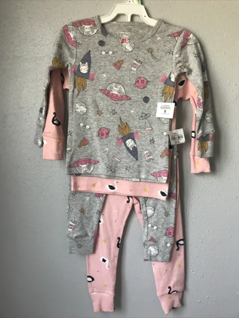 carters baby girl 18 months PJ’S 2 Sets 4 Pieces Brand New
