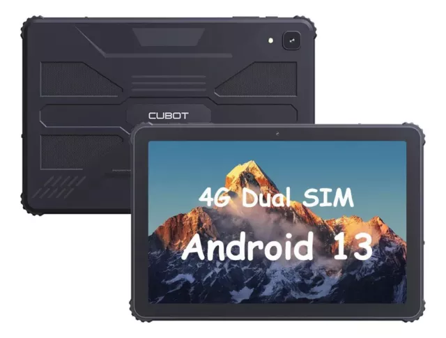 Cubot 10Zoll Outdoor Tablet TAB KingKong 16GB+256GB Android 13 Dual Sim 10600mAh