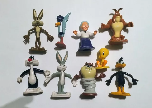 Looney Tunes Vintage Rubber Figures Set Warner Bros - Figurines Collectibles