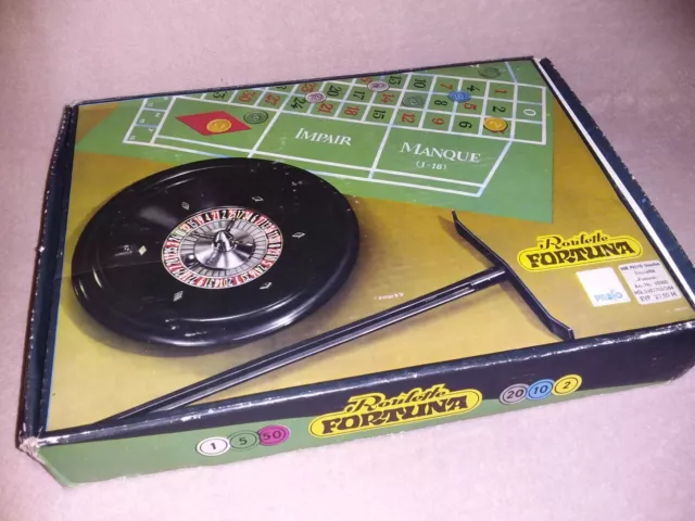 Großes DDR Roulette " FORTUNA " Spiel VEB Plasticart Dresden