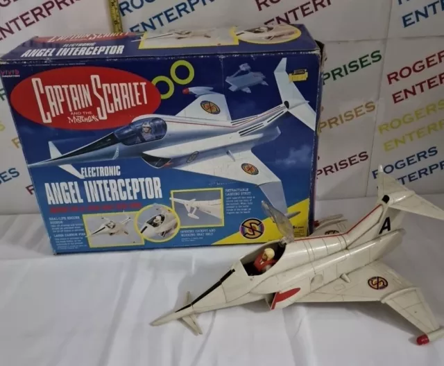 Captain Scarlet Electronic Angel Interceptor w. Destiny Vivid Imaginations 1993