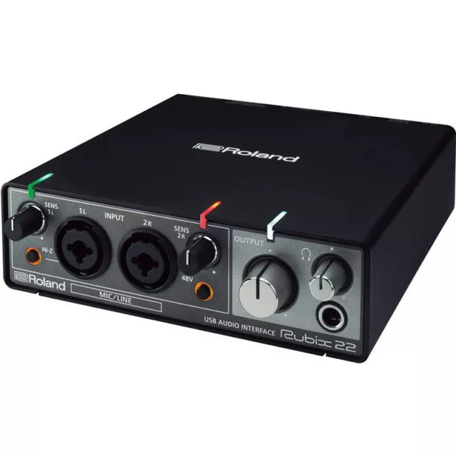 ROLAND RUBIX 22 RUBIX22 USB Audio Interface New with Box 100% Genuine Product