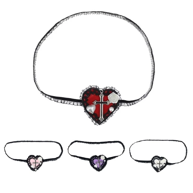 Lolit Eye Lolit Eye Mask- Gothics Eyepatch Heart Eyepatch Single Eye Mask-