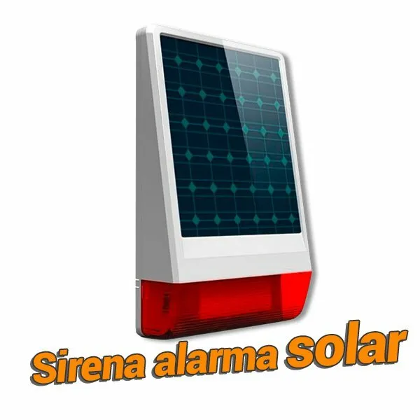 🔥🔥 Sirena exterior alarma inalambrica G90 WS para alarma WiFi G90B AZ019  Plus