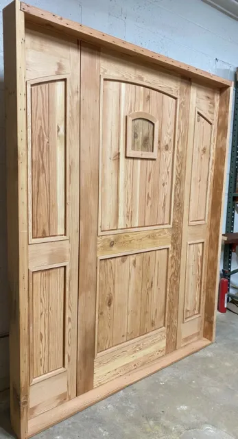 Rustic reclaimed lumber double door w/hardware You choose dimensions solid wood 6