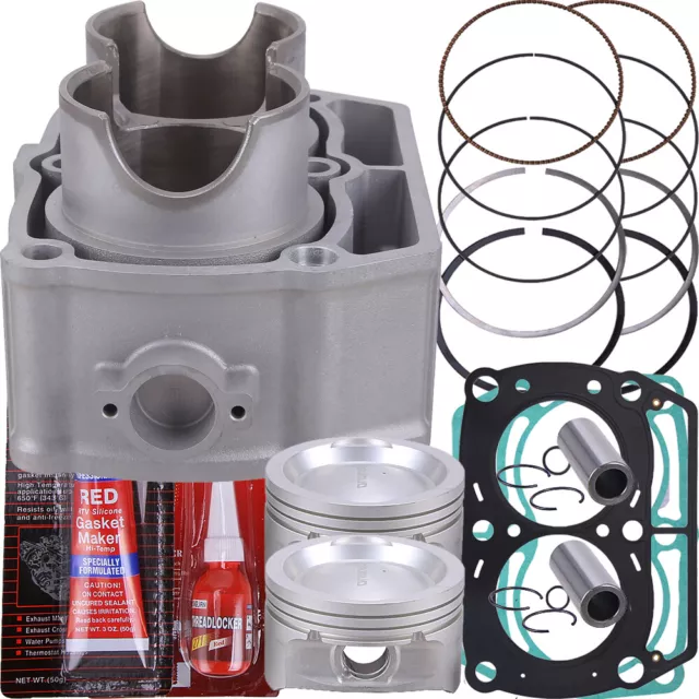 For Polaris Sportsman Ranger RZR 800 Top End Rebuild Kit Cylinder Piston Gasket 3