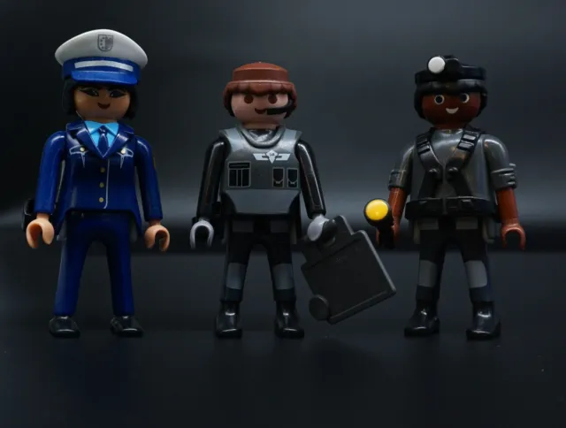 Playmobil Figuren Frau Mann Elite Polizist Polizei Swat Sek Gsg9 Nr. 13167