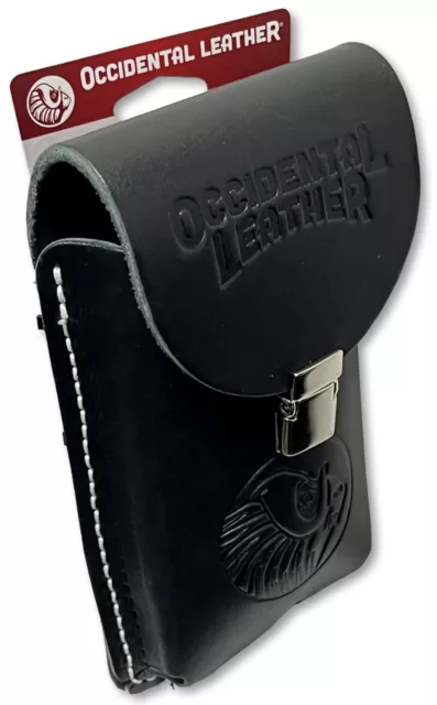 Occidental Leather B5331 Occidental Hand crafted Leather Phone Holster Black