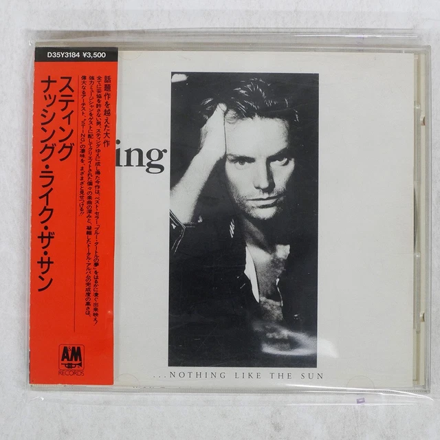STING NOTHING LIKE The Sun A&M Records D35Y-3184 JAPAN