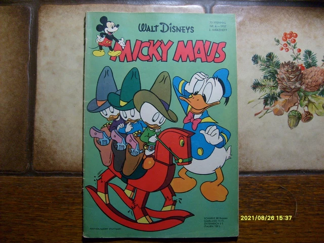 Micky maus Heft 1957 Nr.6 Z 1-2/2