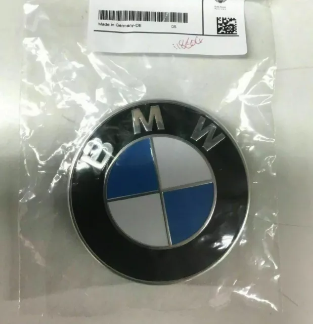 BMW - Logo de capot / coffre - 82mm - 51148132375 - emblème / insigne / badge 2