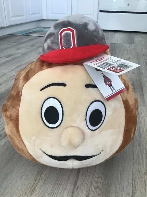 Brutus Buckeye Ohio State Football Oversized Sherpa Hoodie/Pillow Snugible