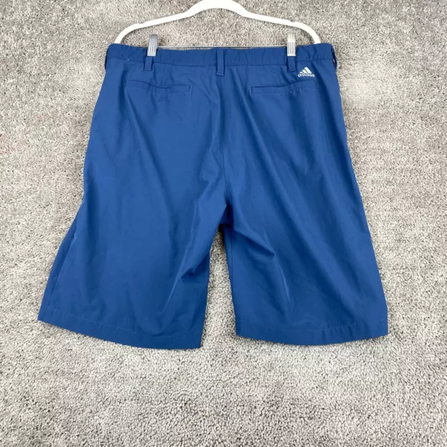 ADIDAS ATHLETIC GOLF Shorts Men's 36 Blue Flat Front Slash Pocket $11. ...