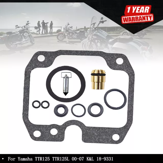 For Yamaha TTR125 TTR125L 00-07 K&L 18-9331 Carburetor Carb Repair Rebuild Kit