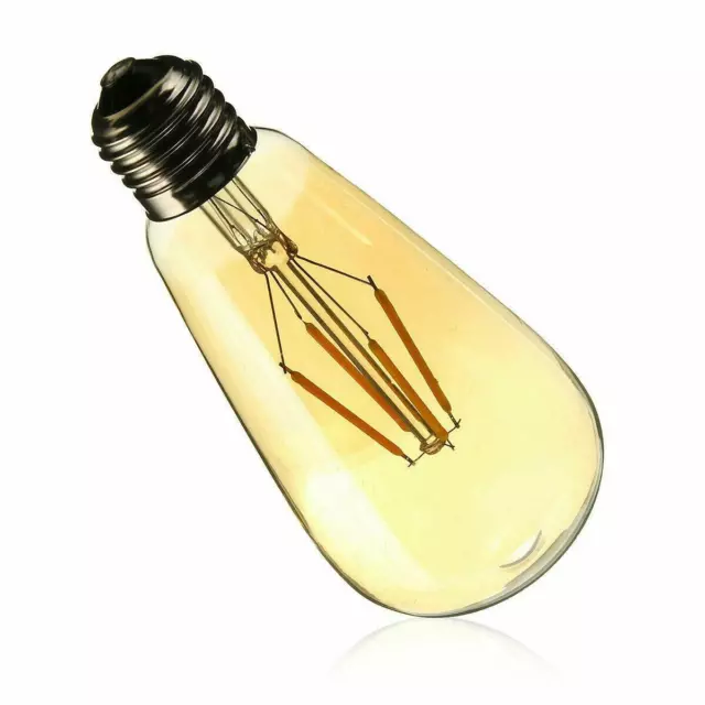 LED Filament Ampoule E27 Vintage Industriel 4W Edison ST64 Retro Ampoule