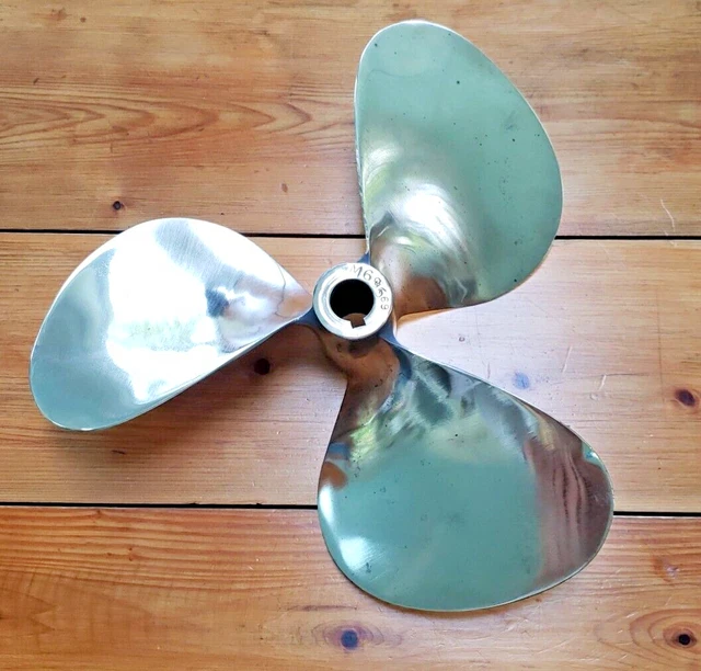 Vintage Brass Three Blade Boat Propeller M685 3069 Grand Rapids