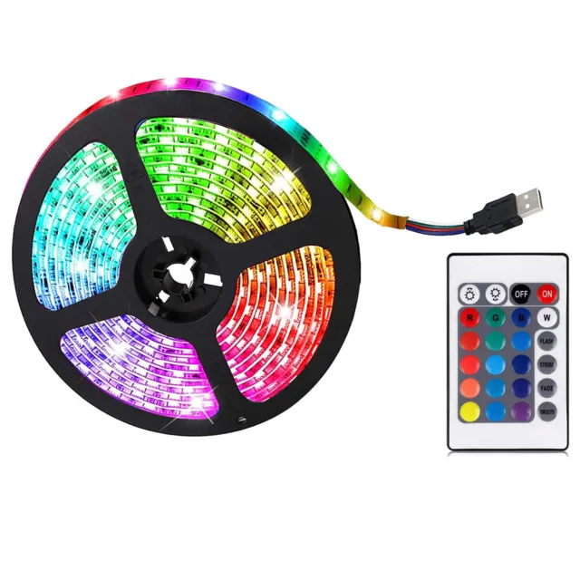 Light Strip RGB LED Light Strip DIY Decorative Color Changing For Party