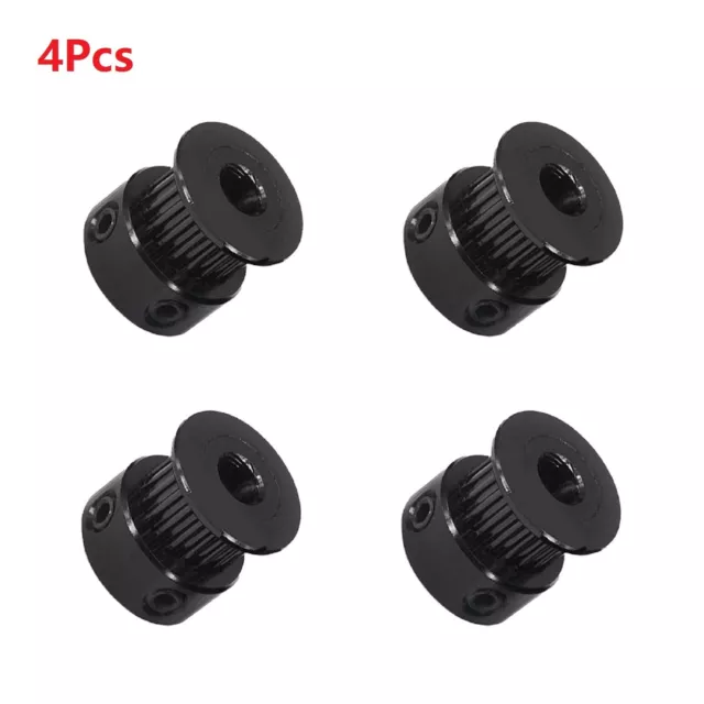 Black GT2 Timing Pulley 20 Teeth 5mm Aluminum Alloy Wheel for Printers