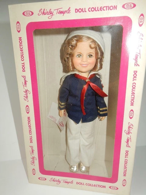 Vintage Ideal Shirley Temple vinyl Doll 12" MIB NRFB Captain January outfit