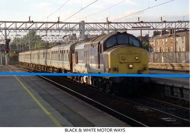 TRAIN NEGATIVE Class 37 414 In Regional Railways Livery £0.99 - PicClick UK