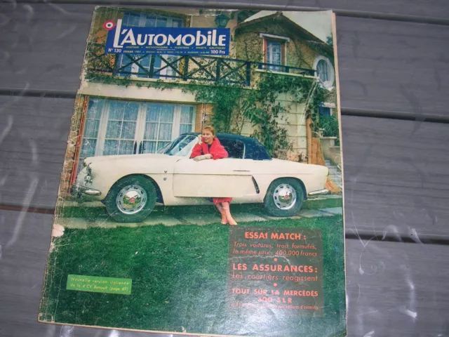 REVUE L'AUTOMOBILE N° 130 de 1957 port gratuit