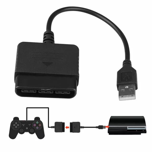 Für PS2-zu-PS3-Controller-Adapter, PlayStation 2-zu-USB-Kabel für PC-Spiele
