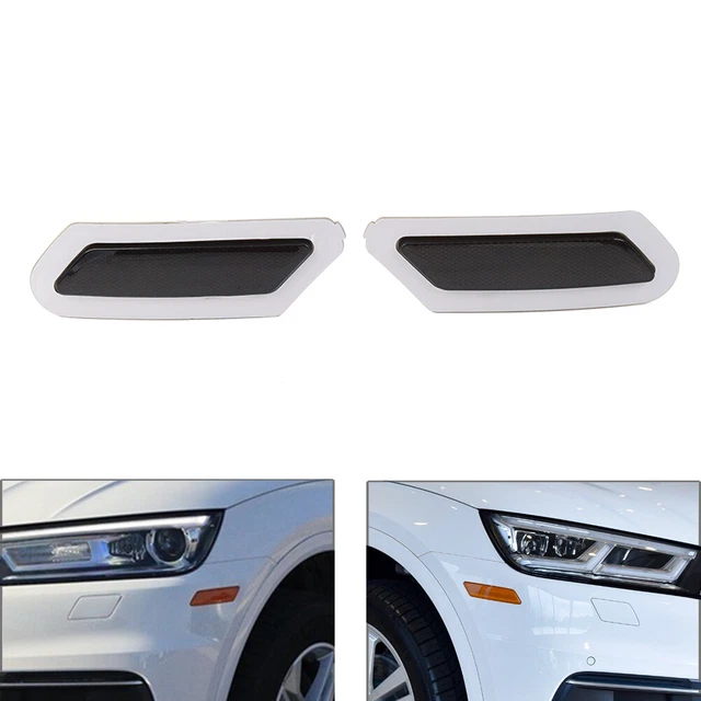 Indicatore riflettore paraurti anteriore marcatore laterale luce segnale di svolta per Audi Q5 nero