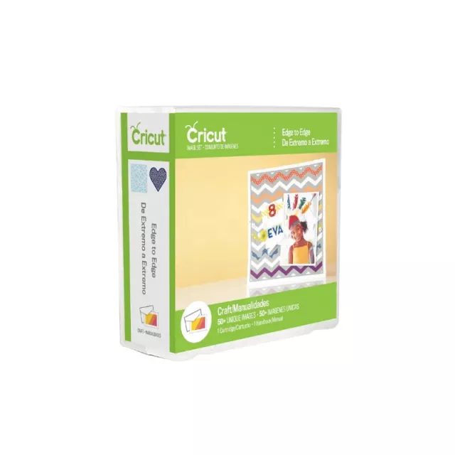 Cricut *Edge To Edge* Cartridge *Fill Page With Over 50 Designs* Base, Layer...