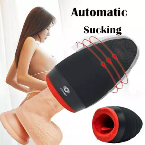 HEATING-Automatic-Male-Masturbation-Sex-Machine-Stroker-Cup-Pussy-Oral-Men Toy 2