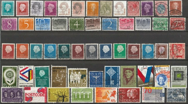 Niederlande Lot mit Marken aus Nederland Netherlands Pays-Bas Países Bajos 2143