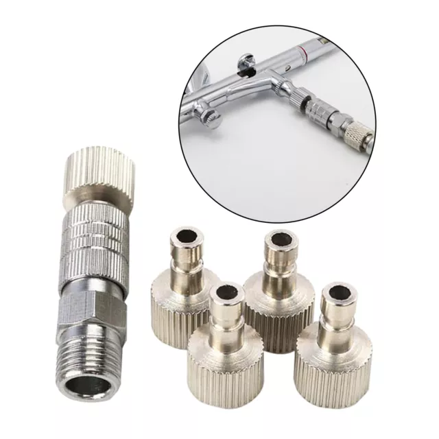 Airbrush Quick Disconnect Coupler Release Fitting Adapter 5 Male and Fitting,