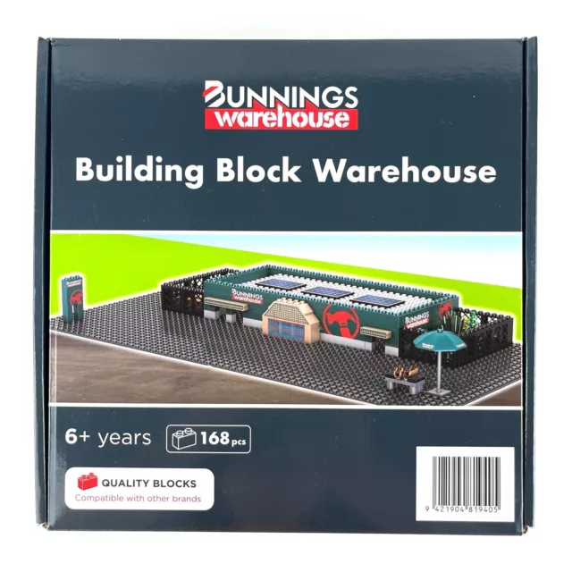 Bunnings Limited Edition Building Block Warehouse Collectables 168pcs Brand New